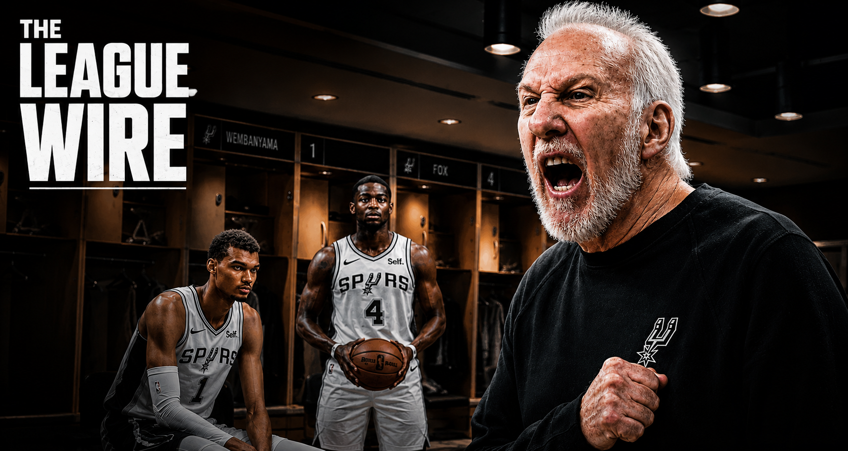 Gregg Popovich confronts the Spurs