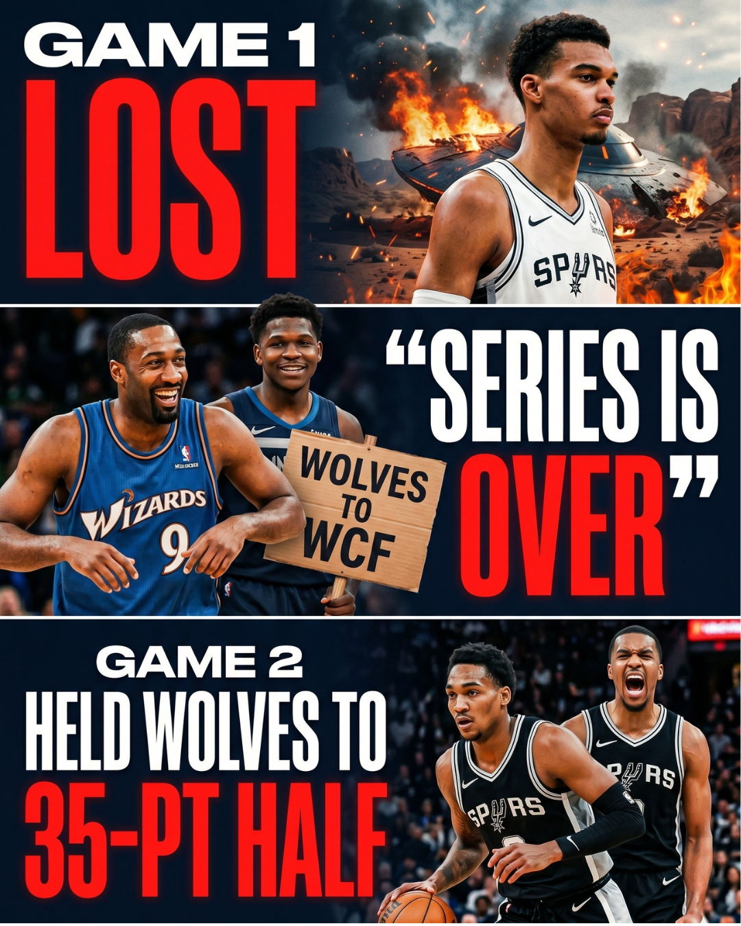 Spurs vs Timberwolves Game 2