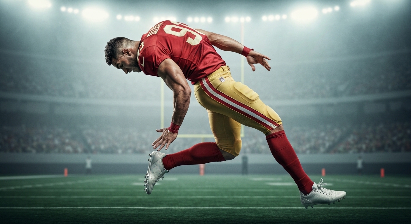 High-energy blended football and basketball action.